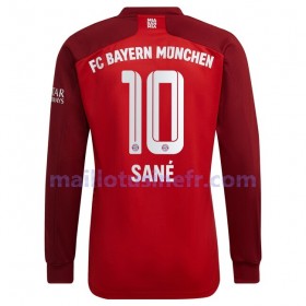 Maillot de Foot FC Bayern Munich Leroy Sane 10 Domicile 2021-22 Manches Longues